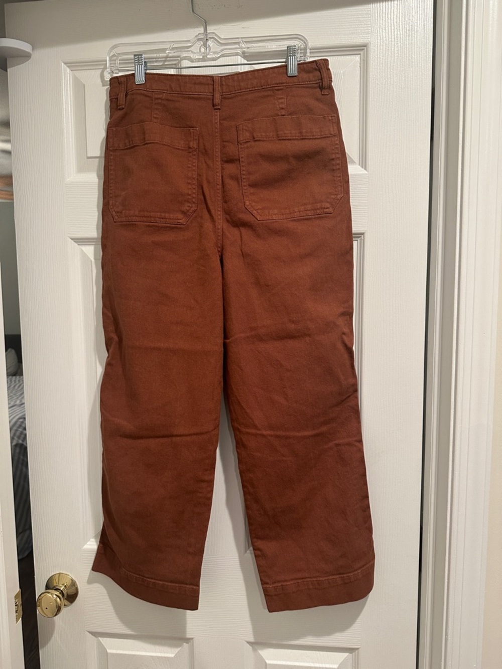 Quince Wide Leg Pants Rust Brown Women’s 30 - Picture 5 of 8
